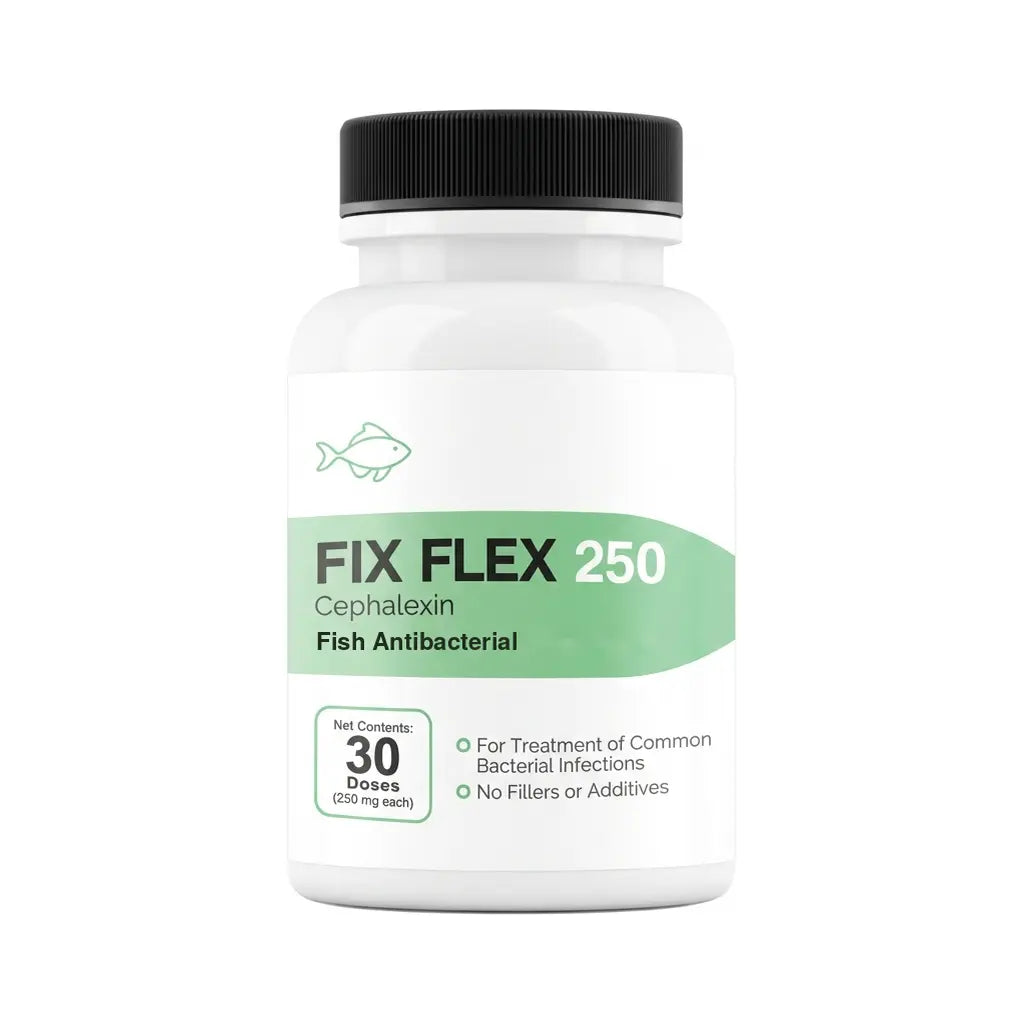 Fish Flex (Fix Flex) Cephalexin 500mg & 250mg Fish Antibacterial