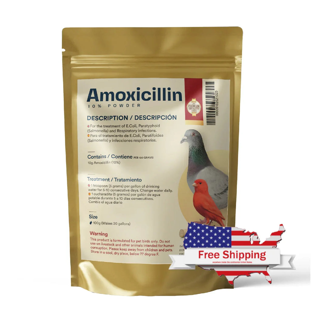 Amoxicillin 10% Powder for Birds amoxicillin 10% powder - bird product photo