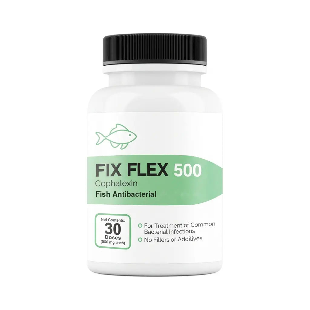 Fish Flex (Fix Flex) Cephalexin 500mg & 250mg Fish Antibacterial