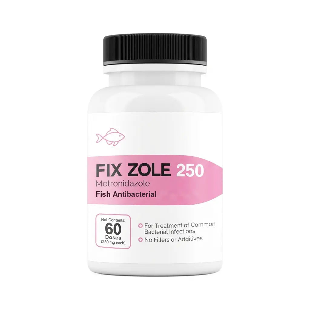 Fish Zole (Fix Zole) Metronidazole 500mg & 250mg Fish Antibacterial