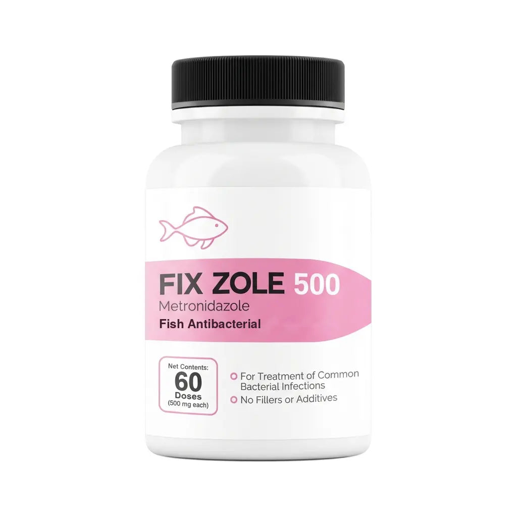 Fish Zole (Fix Zole) Metronidazole 500mg & 250mg Fish Antibacterial